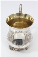 Lot 423 - Victorian Silverer christening mug of baluster...