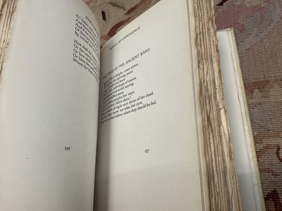 Lot 1709 - Poems of William Blake, Florence Press, 1921, in fine vellum binding