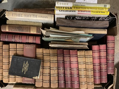 Lot 191 - Large collection of books, including local history, geology etc.