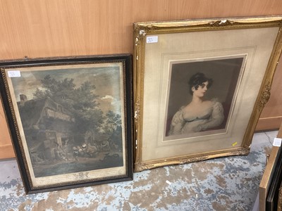 Lot 717 - Group of mixed pictures to include Frank Paton signed etchings and other works.