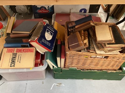 Lot 457 - Four boxes of assorted books.