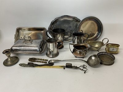 Lot 78 - Group of Georgian and Regency Old Sheffield Plate and various other antique silver plated wares