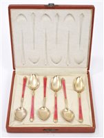 Lot 459 - Set of six late 19th / early 20th century...