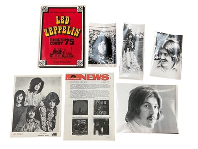 Lot 1555 - Estate of Richard Drew, known as Zacron (British, 1943-2012) rock and pop memorabllia