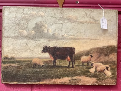 Lot 232 - John Corbett (19th century) oil on canvas, cattle grazing, signed, 32 x 46cm