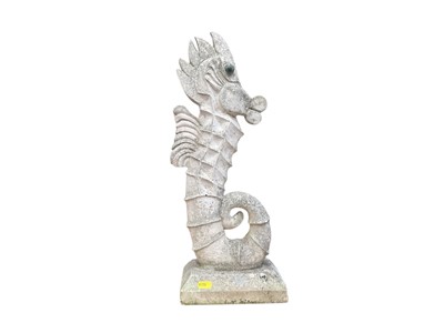 Lot 499 - Large Seahorse garden ornament