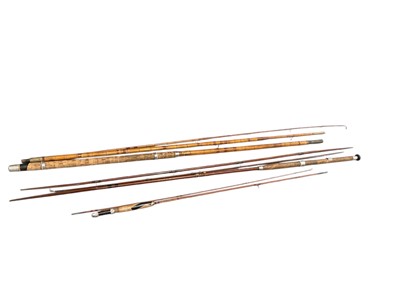 Lot 67 - Three fly fishing rods in cases, including one 'Otter Brand'