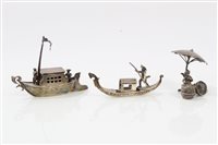 Lot 476 - Early 20th century Dutch Silverer model of a...