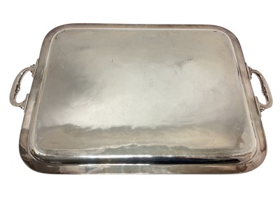 Lot 448 - Fine quality early 20th century " "Christofle" silver plated tray