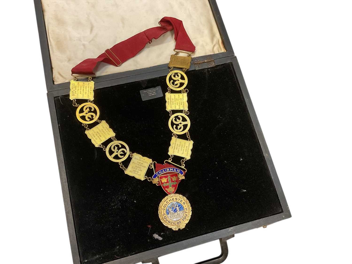 Lot 397 - Colchester interest- 1940's and later gilt