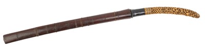 Lot 104 - Good quality 18th century Burmese Dha sword