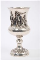 Lot 498 - Victorian Silverer shooting trophy cup of...