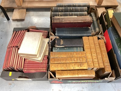 Lot 551 - Five boxes of assorted antiquarian books, children's annuals and other books (5 boxes).