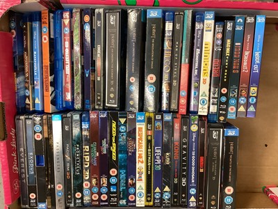 Lot 560 - Blu-Ray 3D including Hobbit, Guardians of the Galaxy, Pixar & Disney (1 box)