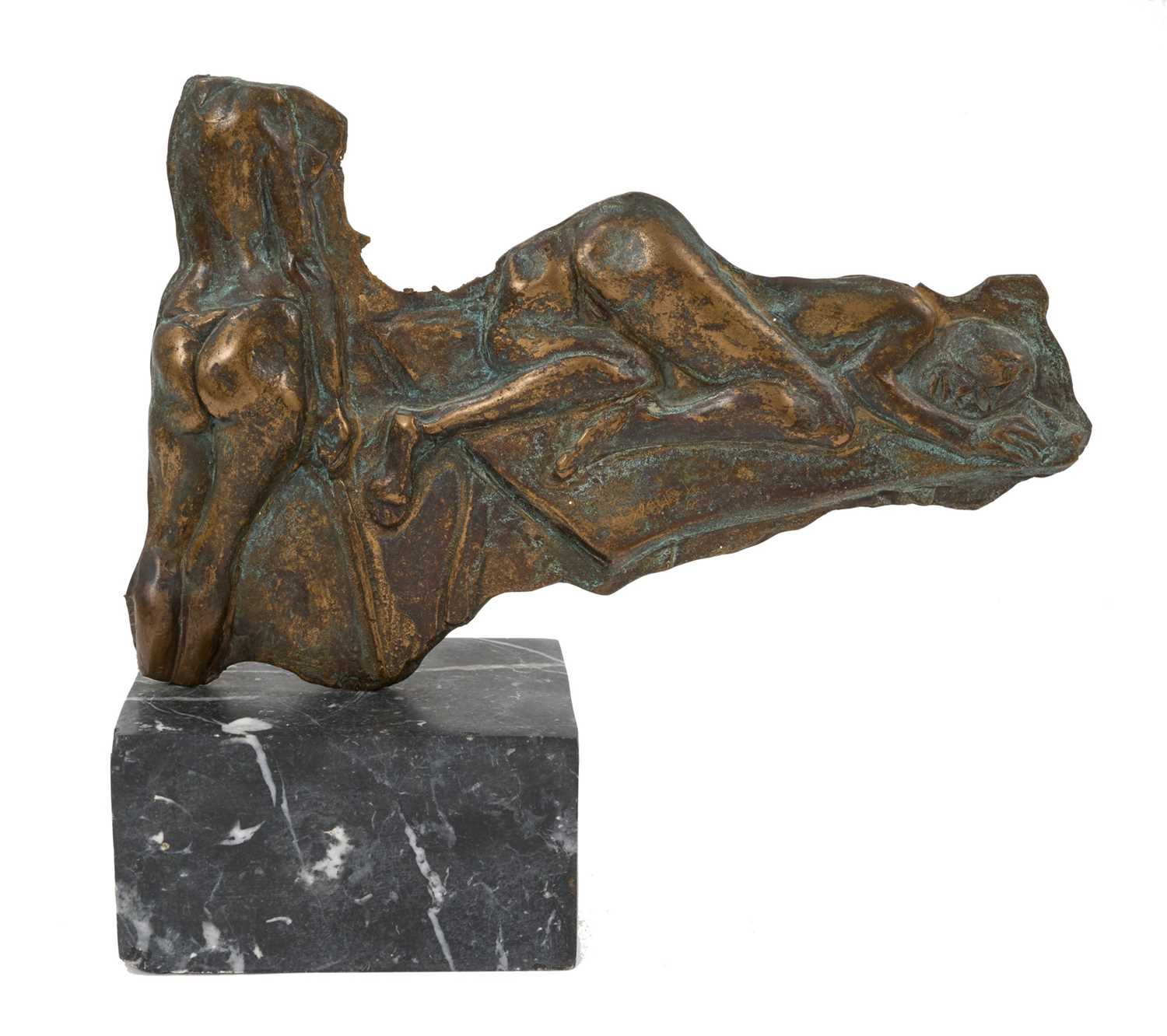 Lot 1039 - Nick Deans (1950-1991) bronze sculpture