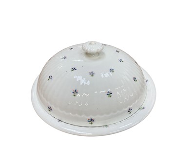 Lot 679 - 19th century Swansea porcelain muffin dish.