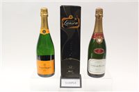 Lot 560 - Champagne - eleven bottles including: Lanson,...