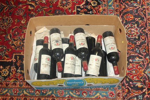 Lot 569 - Wine - twelve bottles, Chateau Du Moulin Rouge...