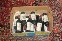 Lot 569 - Wine - twelve bottles, Chateau Du Moulin Rouge...