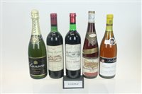 Lot 576 - Wine - sixteen bottles, mixed red and white,...