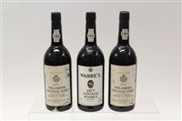 Lot 581 - Port - three bottles, Dolamore 1977 (2) and...