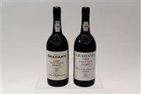 Lot 582 - Port - two bottles, Graham's 1985