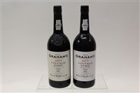 Lot 583 - Port - two bottles, Graham's 1977