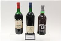 Lot 588 - Port - five bottles, Graham 1966, Berry Bros....