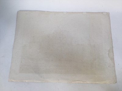 Lot 320 - Luigi Rossini (1790-1857) etching with engraving - Veduta della Gran Mole Adriana e Ponte Elio, Roma 1821, 42.5cm x 55cm, unframed