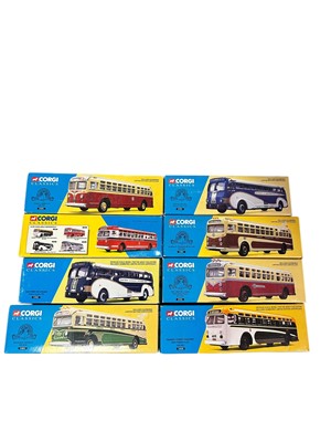 Lot 1846 - Corgi Classics diecast American Livery vintage buses, boxed (41)