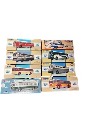 Lot 1846 - Corgi Classics diecast American Livery vintage buses, boxed (41)