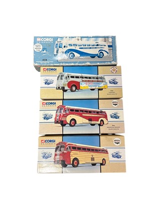 Lot 1846 - Corgi Classics diecast American Livery vintage buses, boxed (41)
