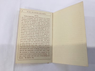 Lot 1076 - Complete deck of playing cards - reproduction of 'Le Jeu des Reines Ronormee'