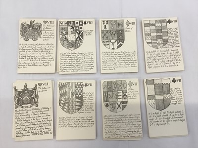 Lot 1075 - Worshipful Company 1888 'Special' deck of Heraldic playing do the year 1684