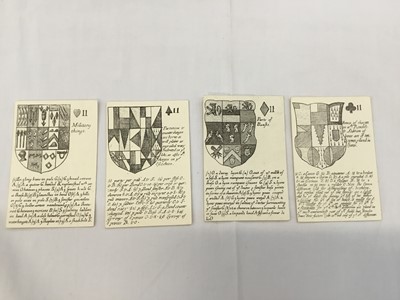 Lot 1075 - Worshipful Company 1888 'Special' deck of Heraldic playing do the year 1684