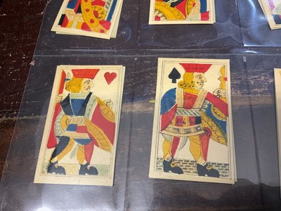 Lot 1077 - Scarce Karl Gerich 'Early English Pattern' deck of 52 playing cards, belivered to be his first...