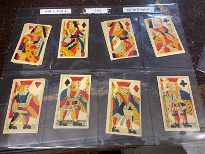 Lot 1077 - Scarce Karl Gerich 'Early English Pattern' deck of 52 playing cards, belivered to be his first...
