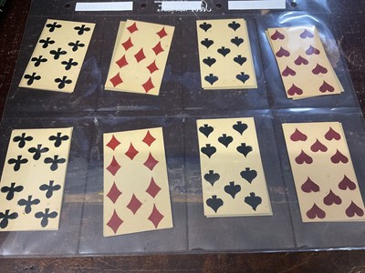 Lot 1077 - Scarce Karl Gerich 'Early English Pattern' deck of 52 playing cards, belivered to be his first...