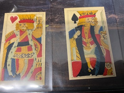 Lot 1077 - Scarce Karl Gerich 'Early English Pattern' deck of 52 playing cards, belivered to be his first...