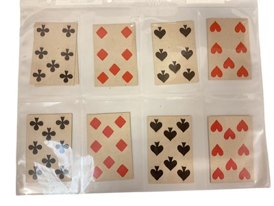 Lot 1080 - Rare deck of Paris Pattern 'Revolutionary' 'Corrected' playing cards, circa 1790