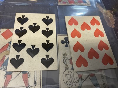 Lot 1080 - Rare deck of Paris Pattern 'Revolutionary' 'Corrected' playing cards, circa 1790