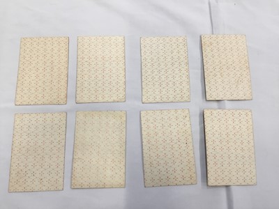 Lot 1081 - Complete deck of 52 Expatriate (or Belgian pattern family of the Paris pattern) playing cards