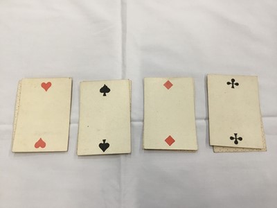 Lot 1081 - Complete deck of 52 Expatriate (or Belgian pattern family of the Paris pattern) playing cards