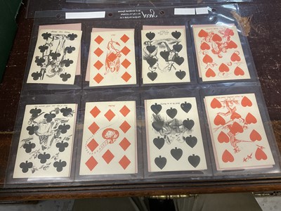 Lot 1083 - Complete set of Reynold's comic fortune telling cards, circa 1863