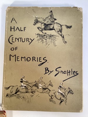 Lot 1141 - Group of sporting books to include Snaffles Red Letter Days, A Half Century of Memories and More Bandobast, Lionel Edwards illustrated volumes, Munnings and others (14)