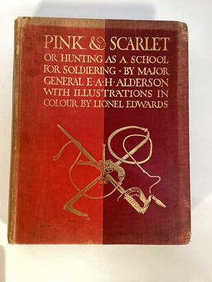 Lot 1141 - Group of sporting books to include Snaffles Red Letter Days, A Half Century of Memories and More Bandobast, Lionel Edwards illustrated volumes, Munnings and others (14)