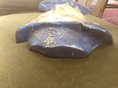 Lot 1147 - Senior Service Cigarettes painted plaster advertising sign in the form of a Royal Navy WREN