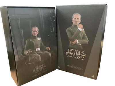 Lot 190 - Star Wars Hot Toys 1/6th Scale action figure 'Star Wars' Grand Moff Tarkin, boxed MMS433.