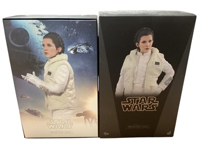 Lot 196 - Star Wars Hot Toys 1/6th Scale action figure 'Star Wars The Empire Strikes Back' Princess Leia, boxed, MMS423.