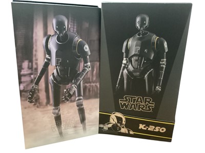 Lot 200 - Star Wars Hot Toys 1/6th Scale action figure 'Star Wars Rogue One' K-250, boxed, MMS406. .